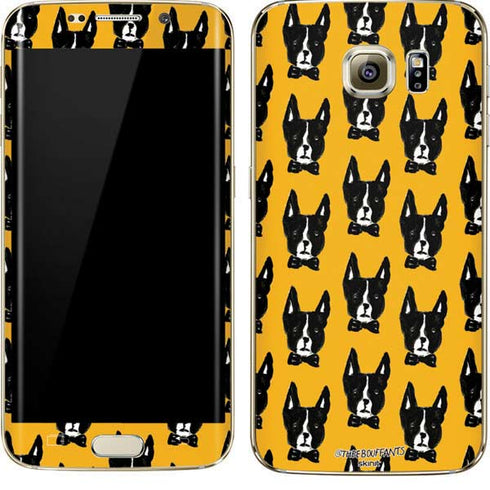 Bouffants and Broken Hearts Boston Terrier Galaxy S7 Edge Skin