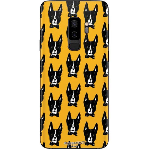 Bouffants and Broken Hearts Boston Terrier Galaxy S9 Plus Skin