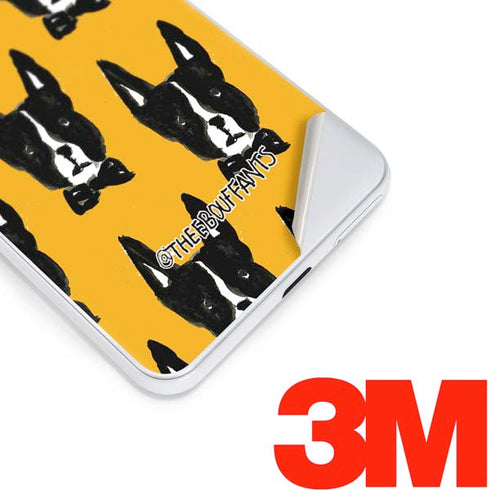 Bouffants and Broken Hearts Boston Terrier Google Pixel 3 Skin