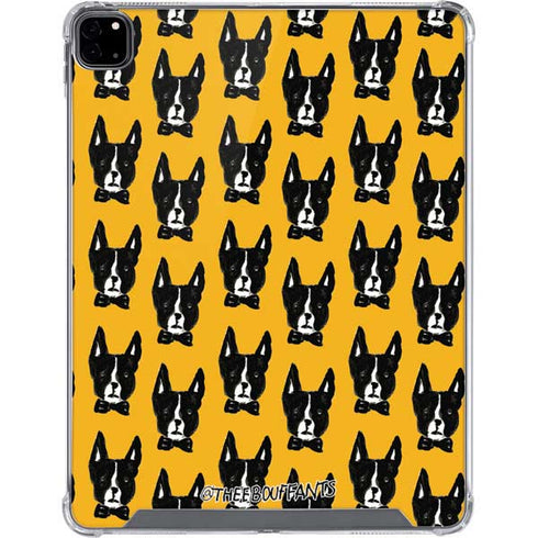 Bouffants and Broken Hearts Boston Terrier iPad Pro 12.9in (2020) Clear Case