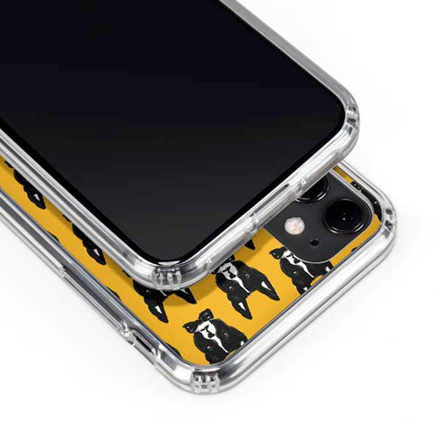 Bouffants and Broken Hearts Boston Terrier iPhone 11 Clear Case