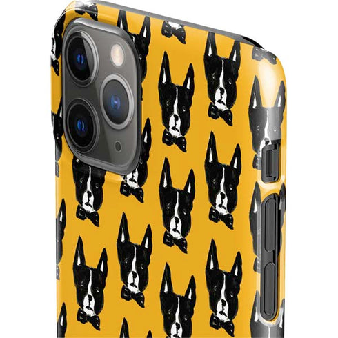 Bouffants and Broken Hearts Boston Terrier iPhone 11 Pro Lite Case