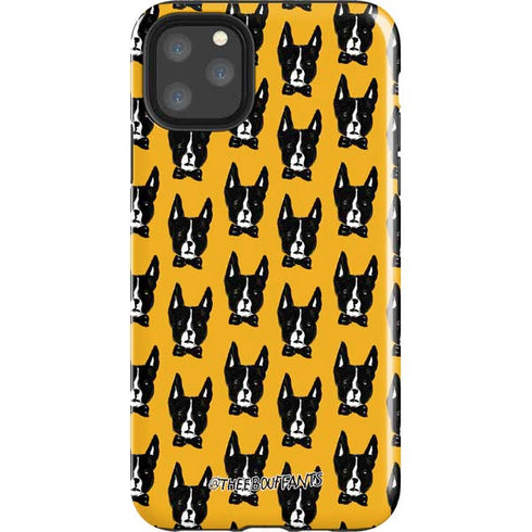 Bouffants and Broken Hearts Boston Terrier iPhone 11 Pro Max Impact Case