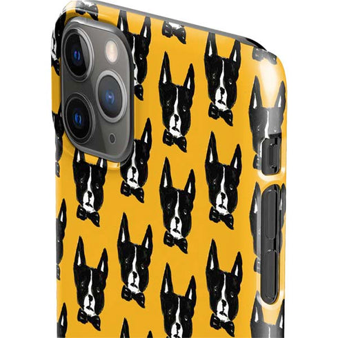 Bouffants and Broken Hearts Boston Terrier iPhone 11 Pro Max Lite Case