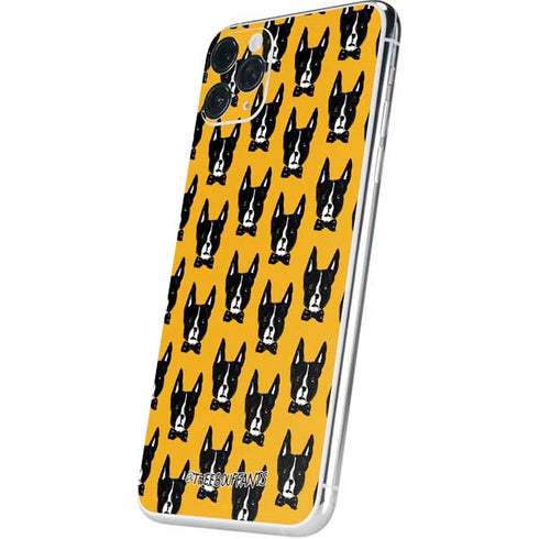 Bouffants and Broken Hearts Boston Terrier iPhone 11 Pro Max Skin