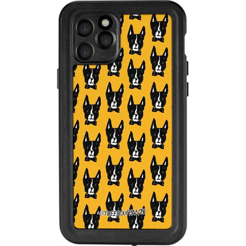 Bouffants and Broken Hearts Boston Terrier iPhone 11 Pro Waterproof Case