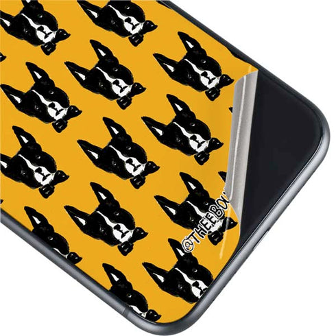 Bouffants and Broken Hearts Boston Terrier iPhone 11 Skin