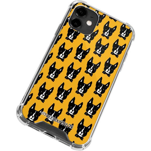 Bouffants and Broken Hearts Boston Terrier iPhone 12 Clear Case