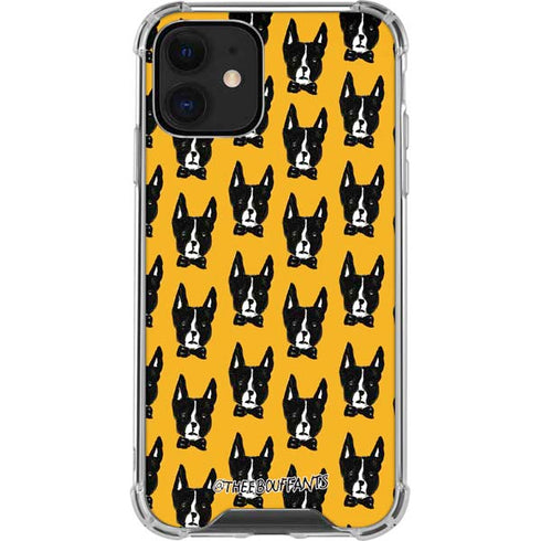 Bouffants and Broken Hearts Boston Terrier iPhone 12 Mini Clear Case