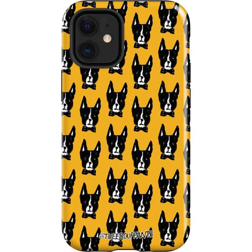 Bouffants and Broken Hearts Boston Terrier iPhone 12 Mini Impact Case