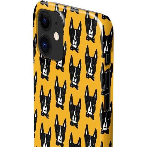 Bouffants and Broken Hearts Boston Terrier iPhone 12 Mini Lite Case