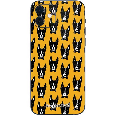 Bouffants and Broken Hearts Boston Terrier iPhone 12 Mini Skin