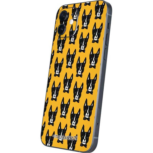 Bouffants and Broken Hearts Boston Terrier iPhone 12 Mini Skin