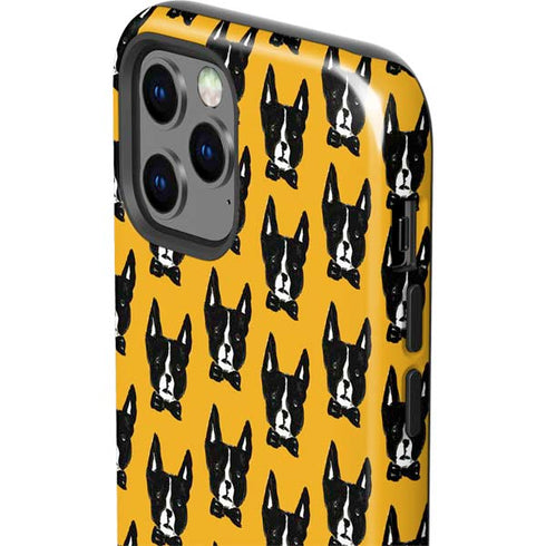 Bouffants and Broken Hearts Boston Terrier iPhone 12 Pro Impact Case