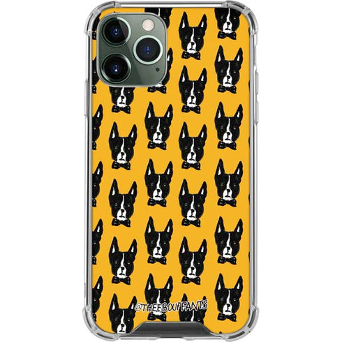 Bouffants and Broken Hearts Boston Terrier iPhone 12 Pro Max Clear Case