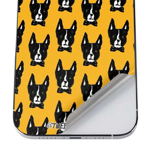 Bouffants and Broken Hearts Boston Terrier iPhone 12 Pro Max Skin