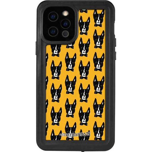 Bouffants and Broken Hearts Boston Terrier iPhone 12 Pro Waterproof Case