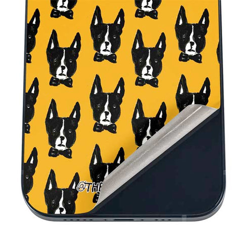 Bouffants and Broken Hearts Boston Terrier iPhone 12 Skin
