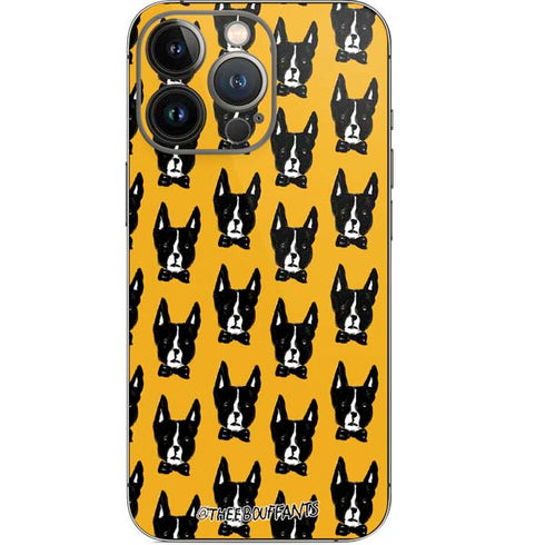 Bouffants and Broken Hearts Boston Terrier iPhone 13 Pro Skin