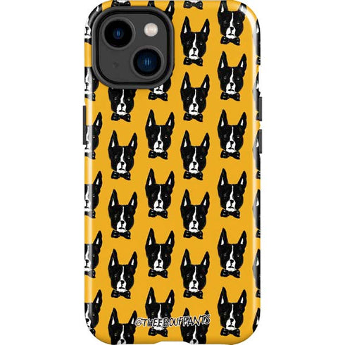 Bouffants and Broken Hearts Boston Terrier iPhone 15 Plus Impact Case