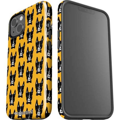 Bouffants and Broken Hearts Boston Terrier iPhone 14 Plus Impact Case