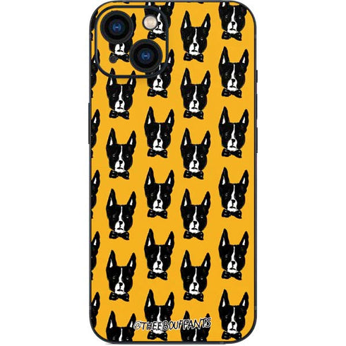 Bouffants and Broken Hearts Boston Terrier iPhone 14 Skin
