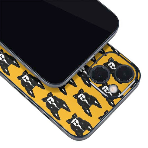 Bouffants and Broken Hearts Boston Terrier iPhone 14 Skin
