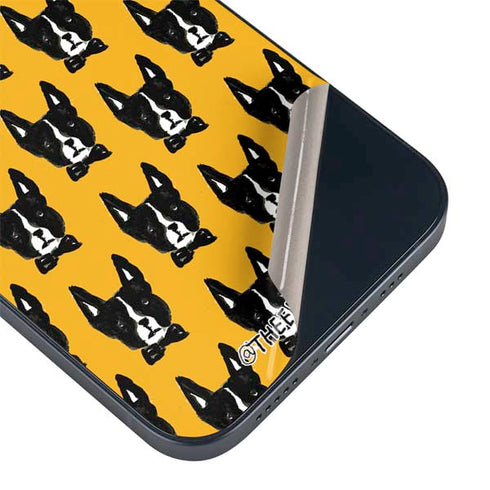 Bouffants and Broken Hearts Boston Terrier iPhone 15 Skin