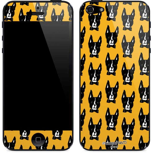 Bouffants and Broken Hearts Boston Terrier iPhone 5/5s/5SE Skin