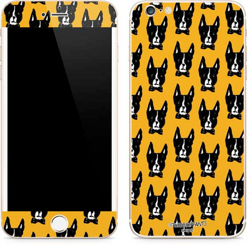 Bouffants and Broken Hearts Boston Terrier iPhone 6/6s Plus Skin