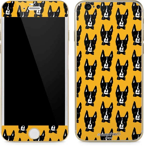 Bouffants and Broken Hearts Boston Terrier iPhone 6/6s Skin