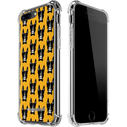Bouffants and Broken Hearts Boston Terrier iPhone 7/8 Plus Clear Case