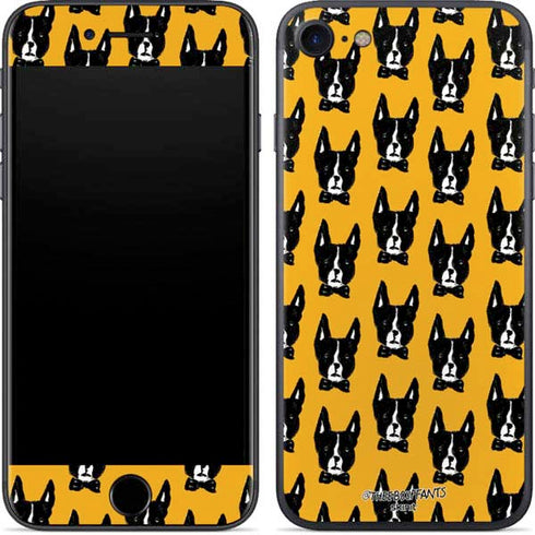 Bouffants and Broken Hearts Boston Terrier iPhone 7 Skin