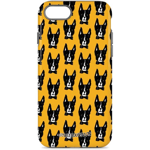 Bouffants and Broken Hearts Boston Terrier iPhone 8 Pro Case