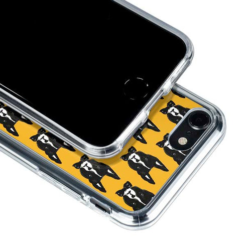 Bouffants and Broken Hearts Boston Terrier iPhone SE (2nd & 3rd Gen) Clear Case