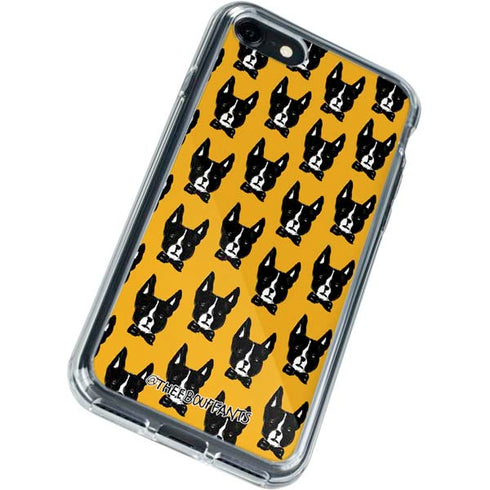 Bouffants and Broken Hearts Boston Terrier iPhone SE (2nd & 3rd Gen) Clear Case