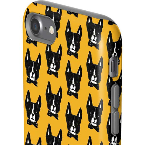 Bouffants and Broken Hearts Boston Terrier iPhone SE (2nd & 3rd Gen) Pro Case