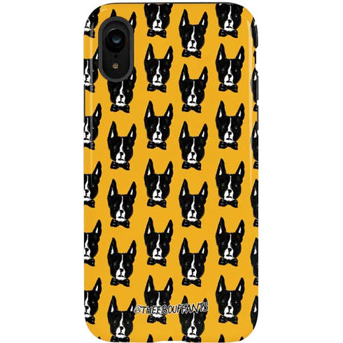Bouffants and Broken Hearts Boston Terrier iPhone XR Pro Case