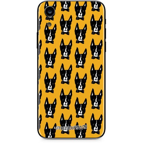 Bouffants and Broken Hearts Boston Terrier iPhone XR Skin