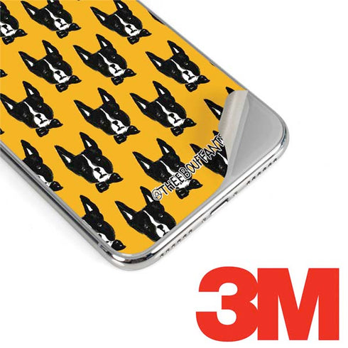 Bouffants and Broken Hearts Boston Terrier iPhone XS Skin