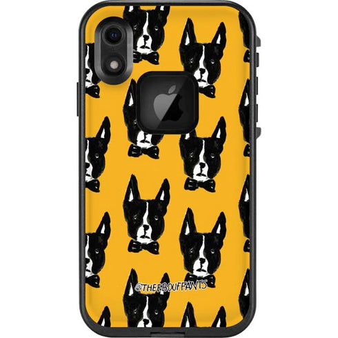Bouffants and Broken Hearts Boston Terrier LifeProof Fre iPhone Skin