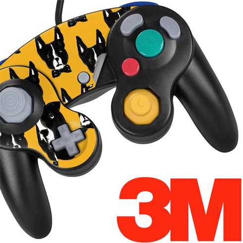 Bouffants and Broken Hearts Boston Terrier Nintendo GameCube Controller Skin