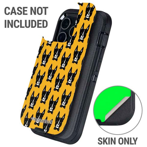 Bouffants and Broken Hearts Boston Terrier Otterbox Defender iPhone Skin