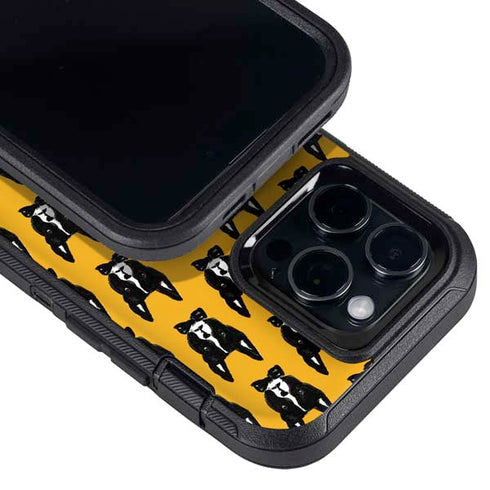 Bouffants and Broken Hearts Boston Terrier Otterbox Defender iPhone Skin