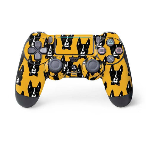 Bouffants and Broken Hearts Boston Terrier PS4 Pro/Slim Controller Skin