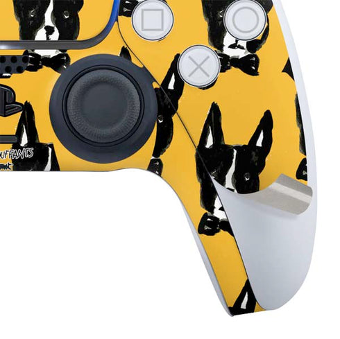 Bouffants and Broken Hearts Boston Terrier PS5 Slim Digital Edition Bundle Skin
