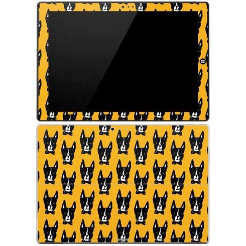 Bouffants and Broken Hearts Boston Terrier Surface Pro 3 Skin