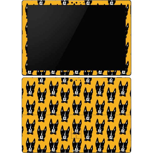 Bouffants and Broken Hearts Boston Terrier Surface Pro 6 Skin