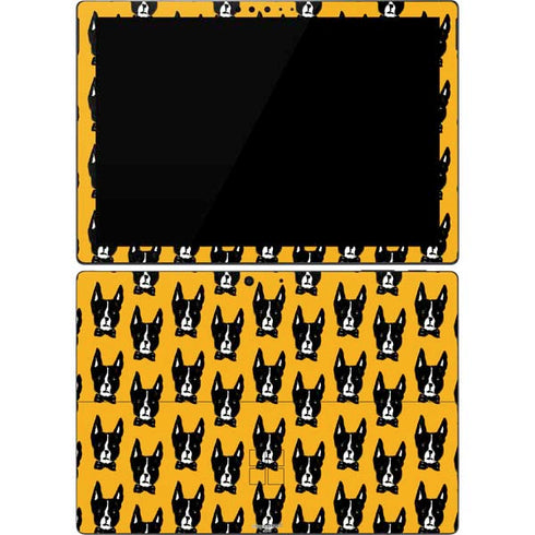 Bouffants and Broken Hearts Boston Terrier Surface Pro 7 Skin