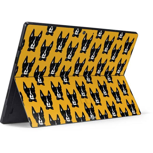 Bouffants and Broken Hearts Boston Terrier Surface Pro 7 Skin